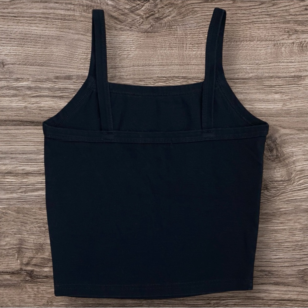 Dolls Kill dELiA*s Black Tank with Butterfly Graphic - Picture 2 of 3